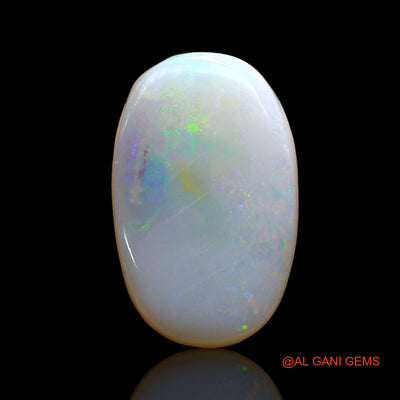Natural Fire Opal Gemstone 8.00 Cts Loose Oval Cabochon From Australia 19x12x4 mm AD-201