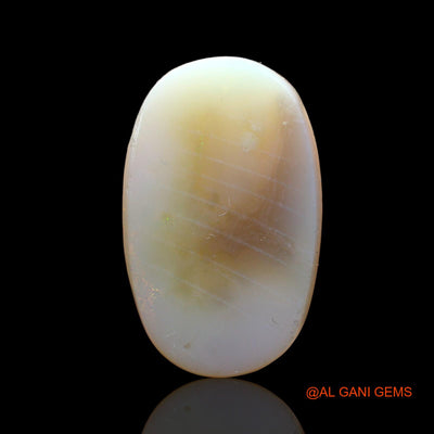 Natural Fire Opal Gemstone 8.00 Cts Loose Oval Cabochon From Australia 19x12x4 mm AD-201