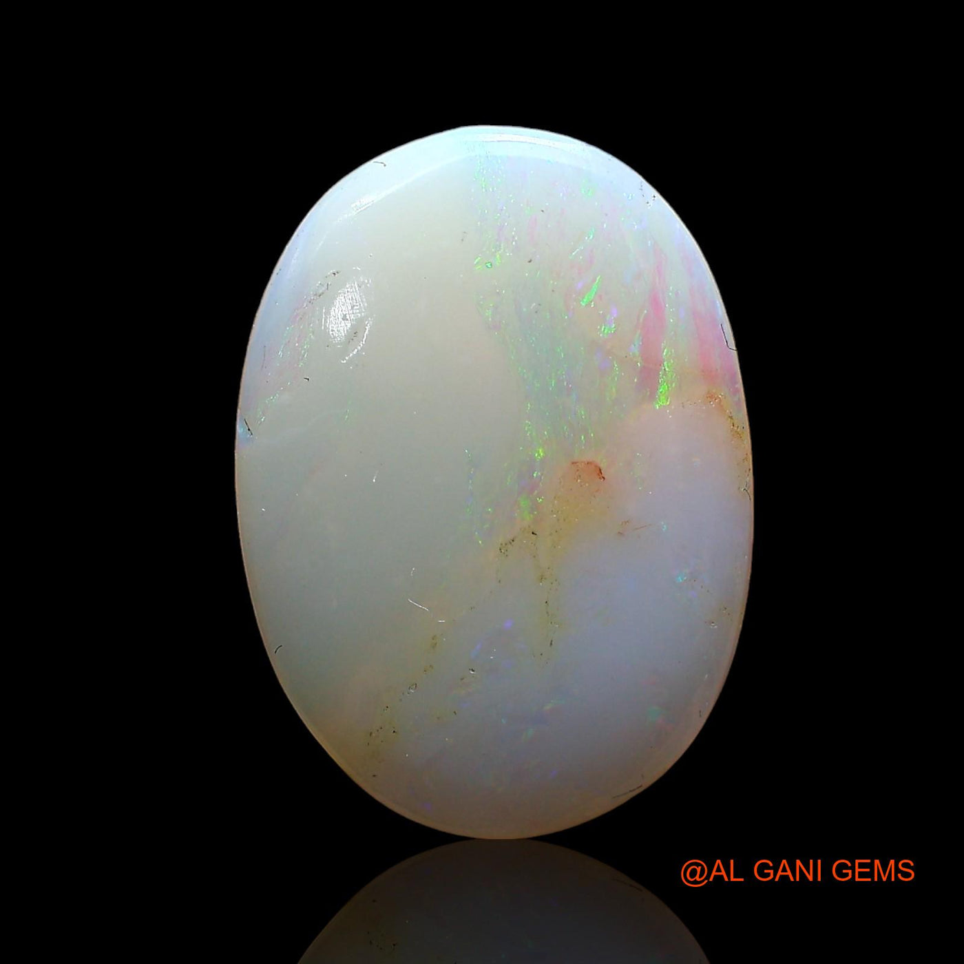 4.00 Cts Natural Australian Fire Opal Oval Cabochon Loose Gemstone For Jewelry 17x12x3 mm AD-205