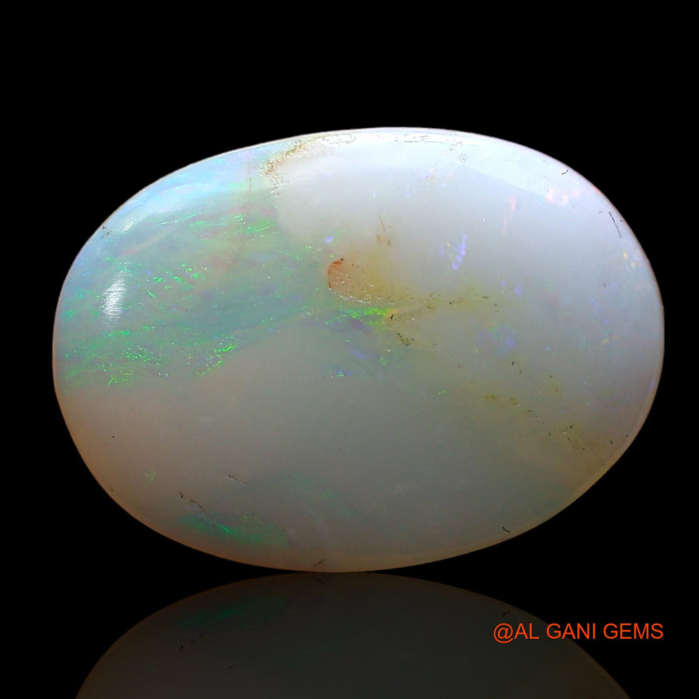 4.00 Cts Natural Australian Fire Opal Oval Cabochon Loose Gemstone For Jewelry 17x12x3 mm AD-205
