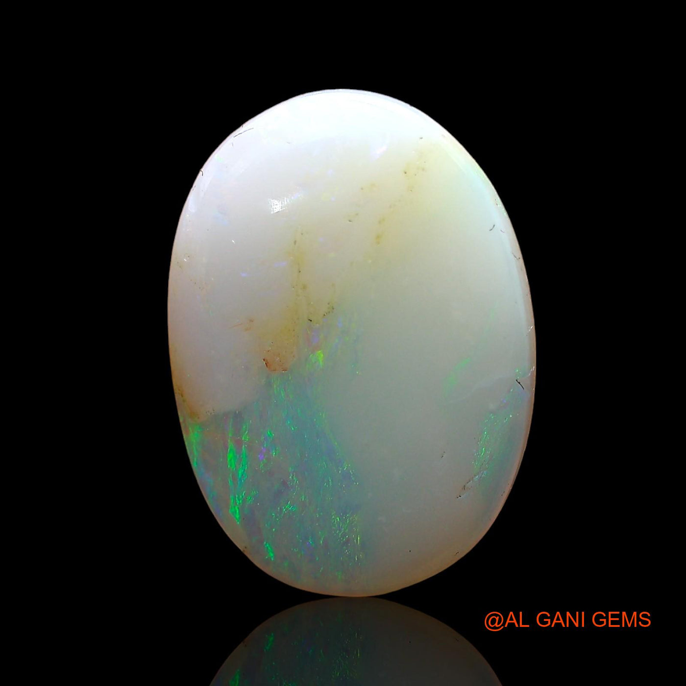 4.00 Cts Natural Australian Fire Opal Oval Cabochon Loose Gemstone For Jewelry 17x12x3 mm AD-205