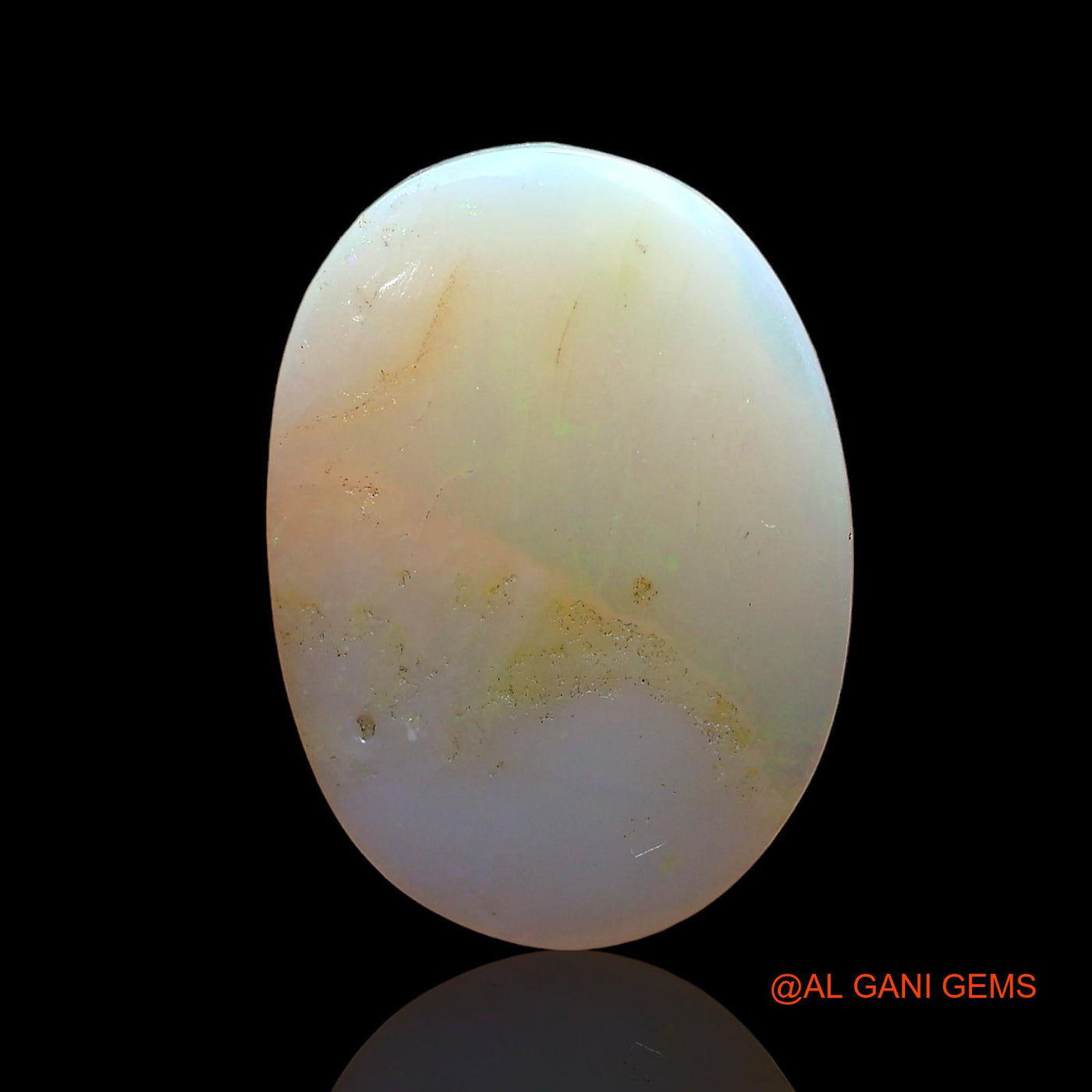 4.00 Cts Natural Australian Fire Opal Oval Cabochon Loose Gemstone For Jewelry 17x12x3 mm AD-205