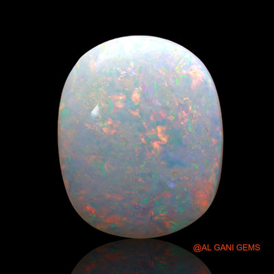 4.00 Cts Natural Australian Fire Opal Loose Gemstone Oval Cabochon 16x13x3 mm AD-208