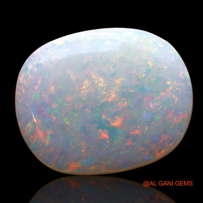 4.00 Cts Natural Australian Fire Opal Loose Gemstone Oval Cabochon 16x13x3 mm AD-208