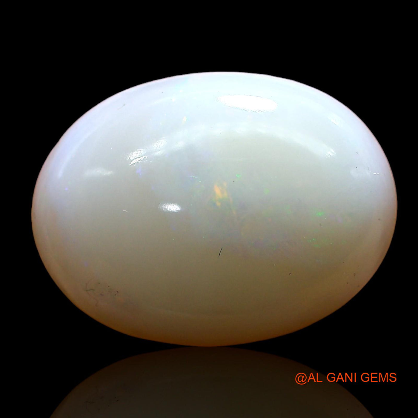 Natural Untreated Fire Opal Loose Gemstone Oval Cabochon From Australia 5.00 Cts 16x12x5 mm AD-209