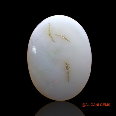 Natural Untreated Fire Opal Loose Gemstone Oval Cabochon From Australia 5.00 Cts 16x12x5 mm AD-209