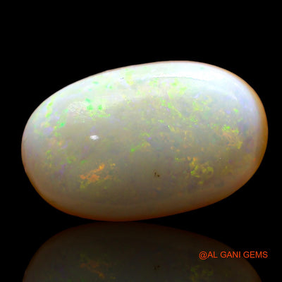 Natural Untreated Fire Opal Loose Gemstone Oval Cabochon From Australia 6.00 Cts 16x10x5 mm AD-210