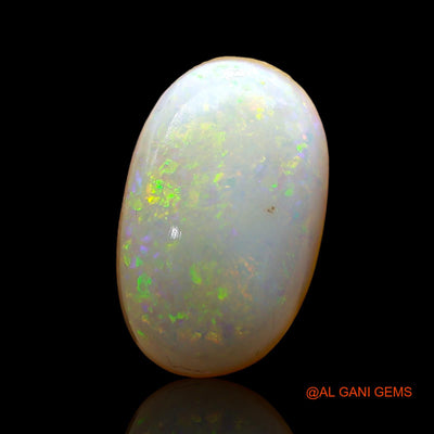 Natural Untreated Fire Opal Loose Gemstone Oval Cabochon From Australia 6.00 Cts 16x10x5 mm AD-210