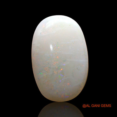 Natural Fire Opal Gemstone 3.00 Cts Loose Oval Cabochon From Australia 17x11x2 mm AD-211