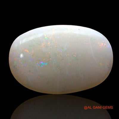 Natural Fire Opal Gemstone 3.00 Cts Loose Oval Cabochon From Australia 17x11x2 mm AD-211