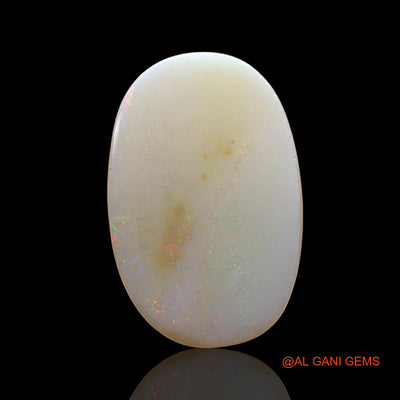 Natural Fire Opal Gemstone 3.00 Cts Loose Oval Cabochon From Australia 17x11x2 mm AD-211