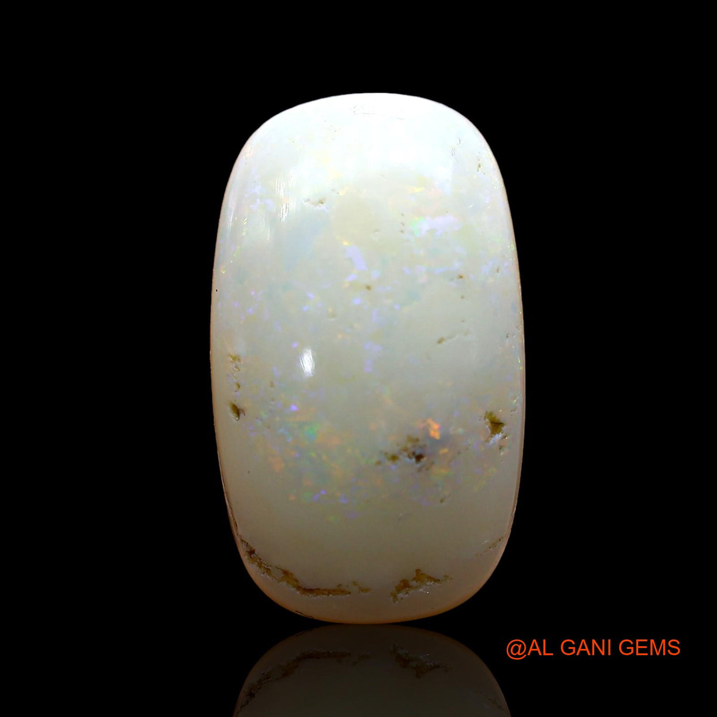 6.00 Cts Natural Australian Fire Opal Oval Cabochon Loose Gemstone For Jewelry 17x10x5 mm AD-212