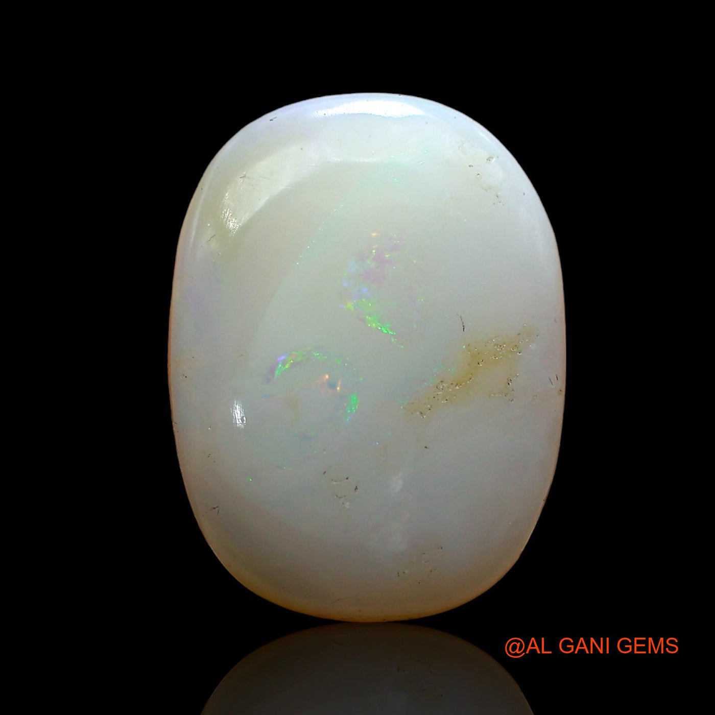 6.00 Cts Natural Australian Fire Opal Loose Gemstone Oval Cabochon 16x12x4 mm AD-213