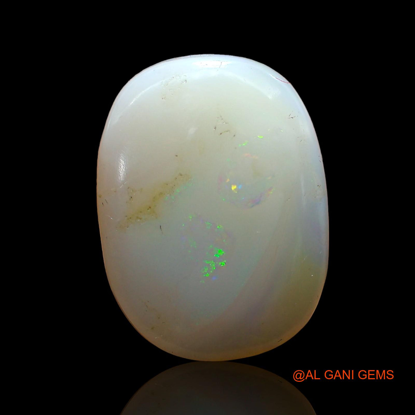 6.00 Cts Natural Australian Fire Opal Loose Gemstone Oval Cabochon 16x12x4 mm AD-213