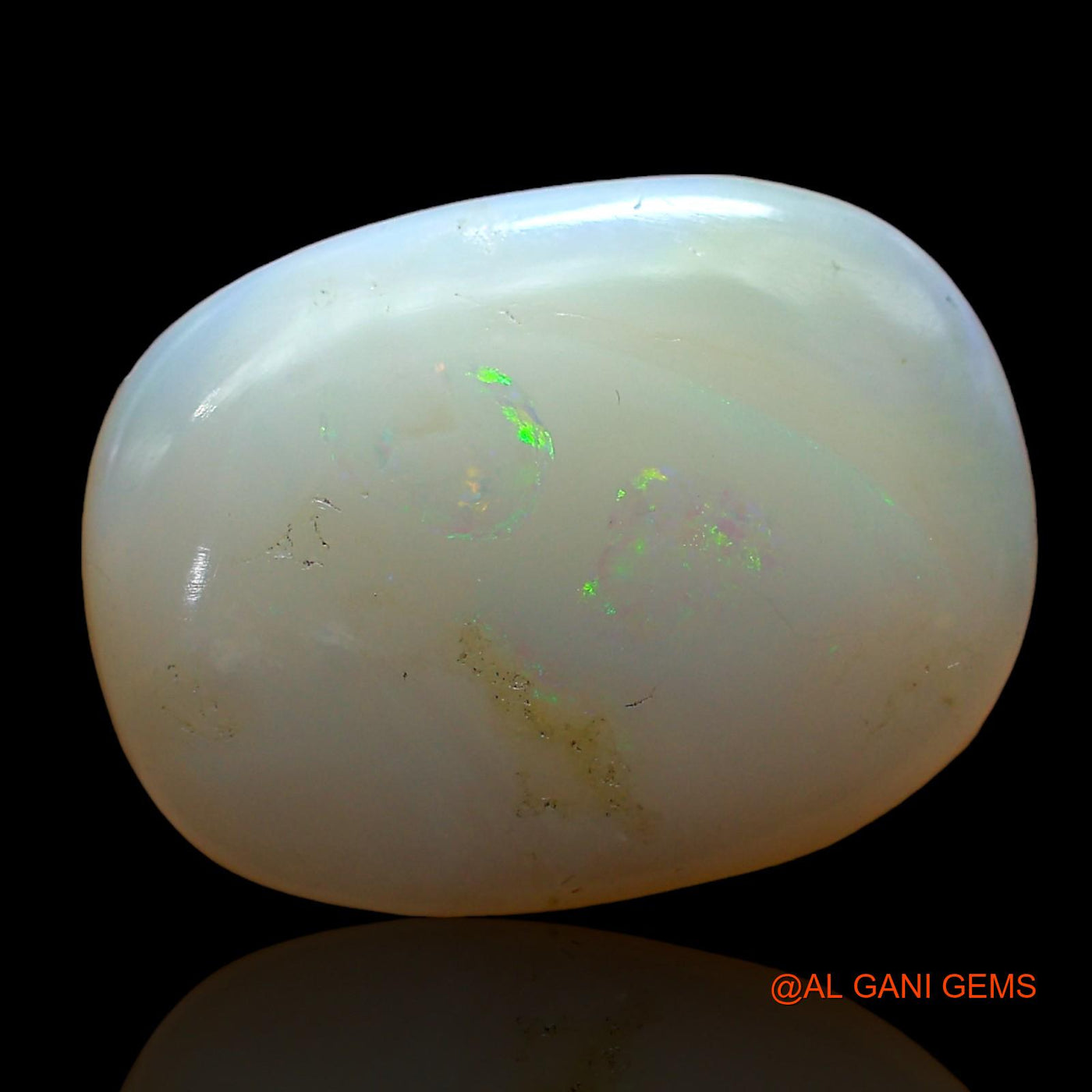 6.00 Cts Natural Australian Fire Opal Loose Gemstone Oval Cabochon 16x12x4 mm AD-213