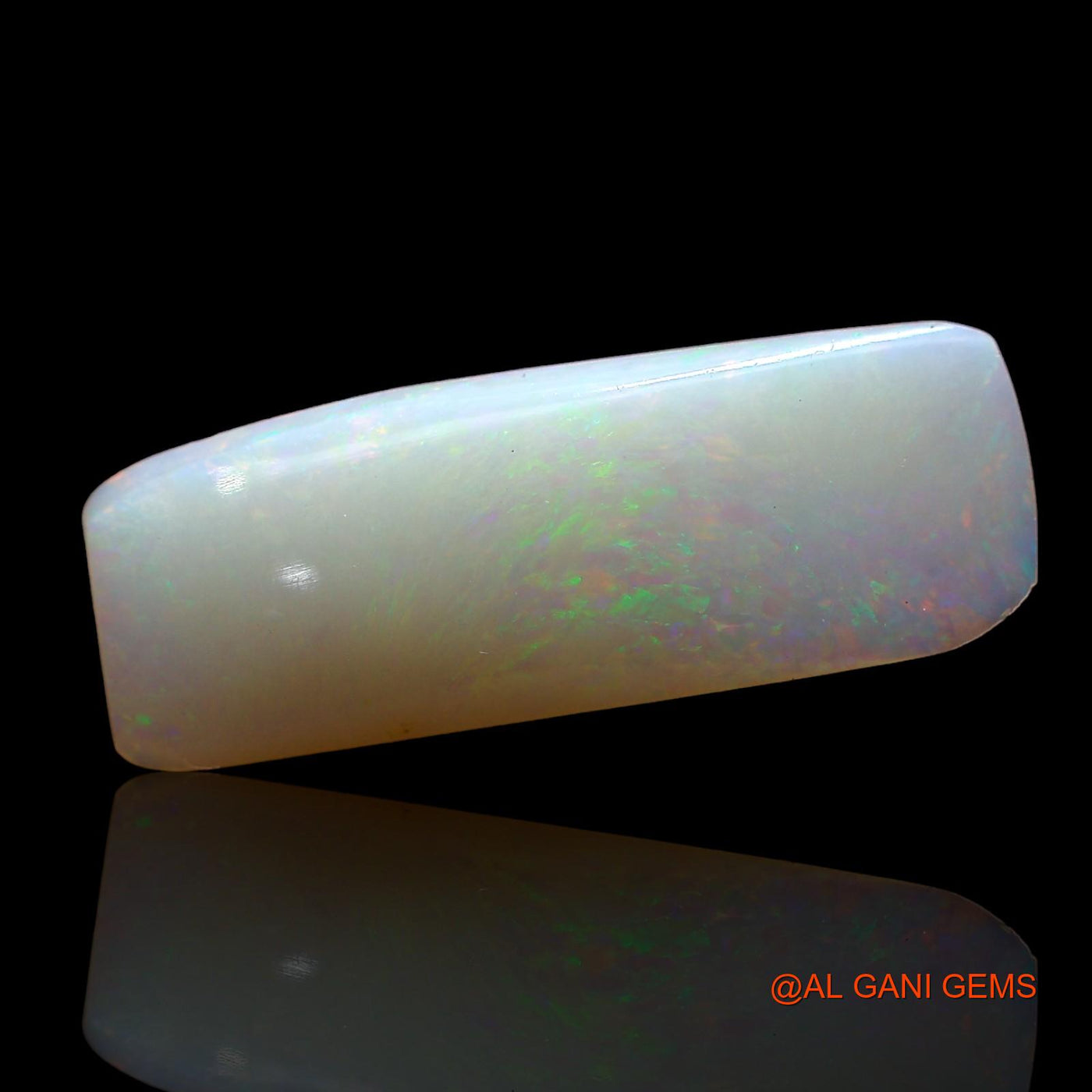 Natural Fire Opal Gemstone 2.00 Cts Loose Fancy Cabochon From Australia 18x6x2 mm AD-214