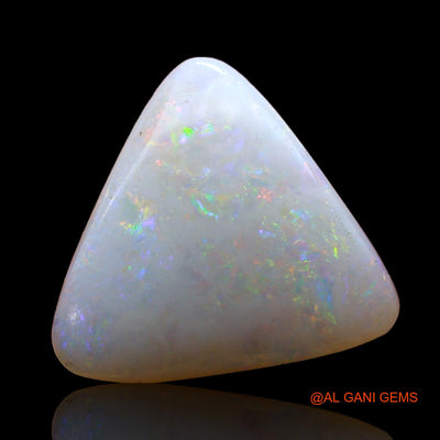 3.00 Cts Natural Australian Fire Opal Trillion Cabochon Loose Gemstone For Jewelry 14x13x3 mm AD-215