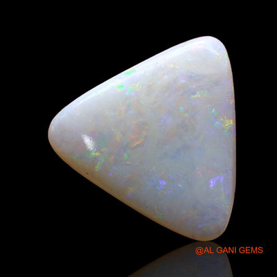 3.00 Cts Natural Australian Fire Opal Trillion Cabochon Loose Gemstone For Jewelry 14x13x3 mm AD-215