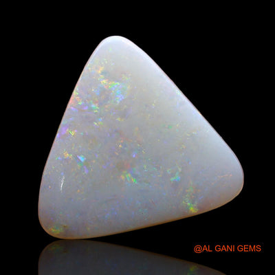 3.00 Cts Natural Australian Fire Opal Trillion Cabochon Loose Gemstone For Jewelry 14x13x3 mm AD-215