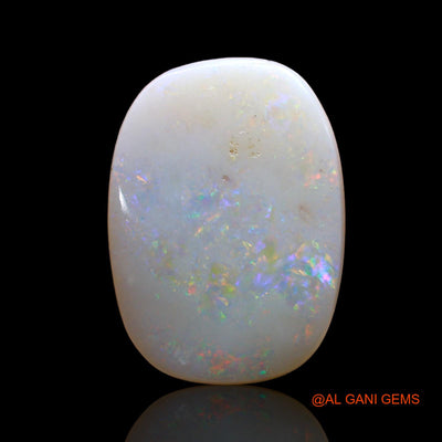 3.00 Cts Unheated Australian Fire Opal Loose Gemstone Oval Cabochon Natural 16x12x2 mm AD-216