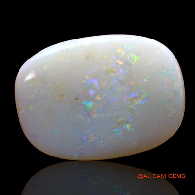 3.00 Cts Unheated Australian Fire Opal Loose Gemstone Oval Cabochon Natural 16x12x2 mm AD-216