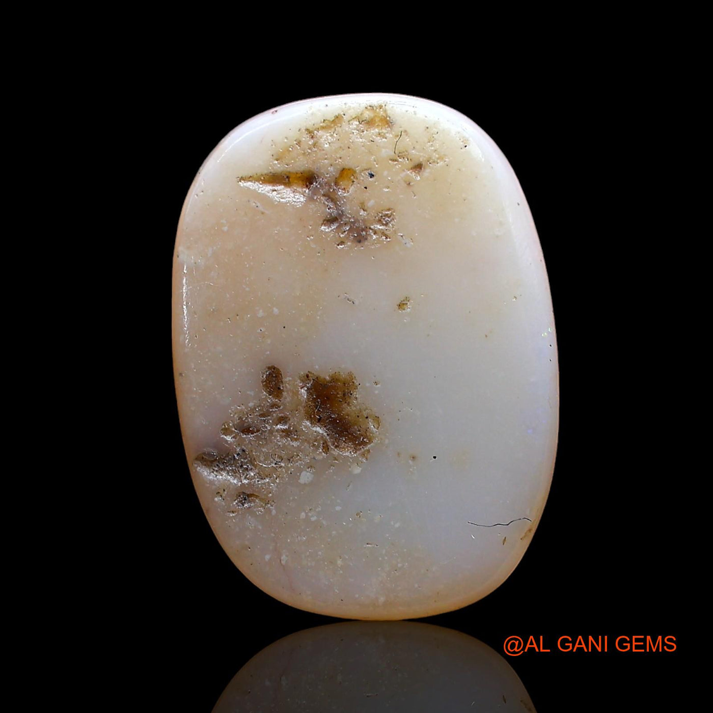 3.00 Cts Unheated Australian Fire Opal Loose Gemstone Oval Cabochon Natural 16x12x2 mm AD-216