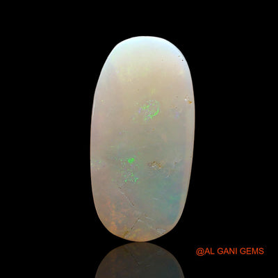 Natural Fire Opal Gemstone 3.00 Cts Loose Oval Cabochon From Australia 18x9x3 mm AD-217