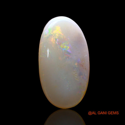 3.00 Cts Unheated Australian Fire Opal Loose Gemstone Oval Cabochon Natural 18x10x3 mm AD-218