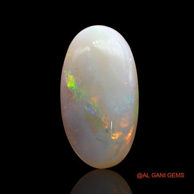 3.00 Cts Unheated Australian Fire Opal Loose Gemstone Oval Cabochon Natural 18x10x3 mm AD-218