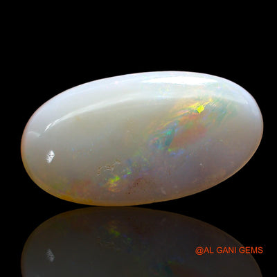 3.00 Cts Unheated Australian Fire Opal Loose Gemstone Oval Cabochon Natural 18x10x3 mm AD-218