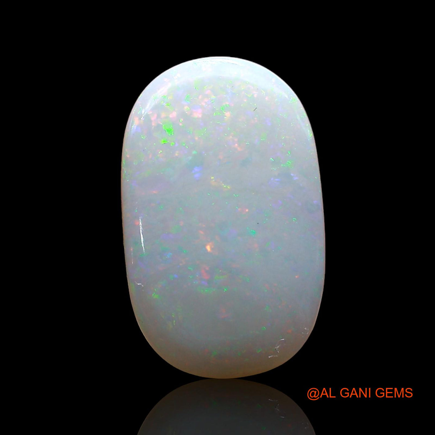 3.00 Cts Natural Australian Fire Opal Loose Gemstone Oval Cabochon 16x10x3 mm AD-219