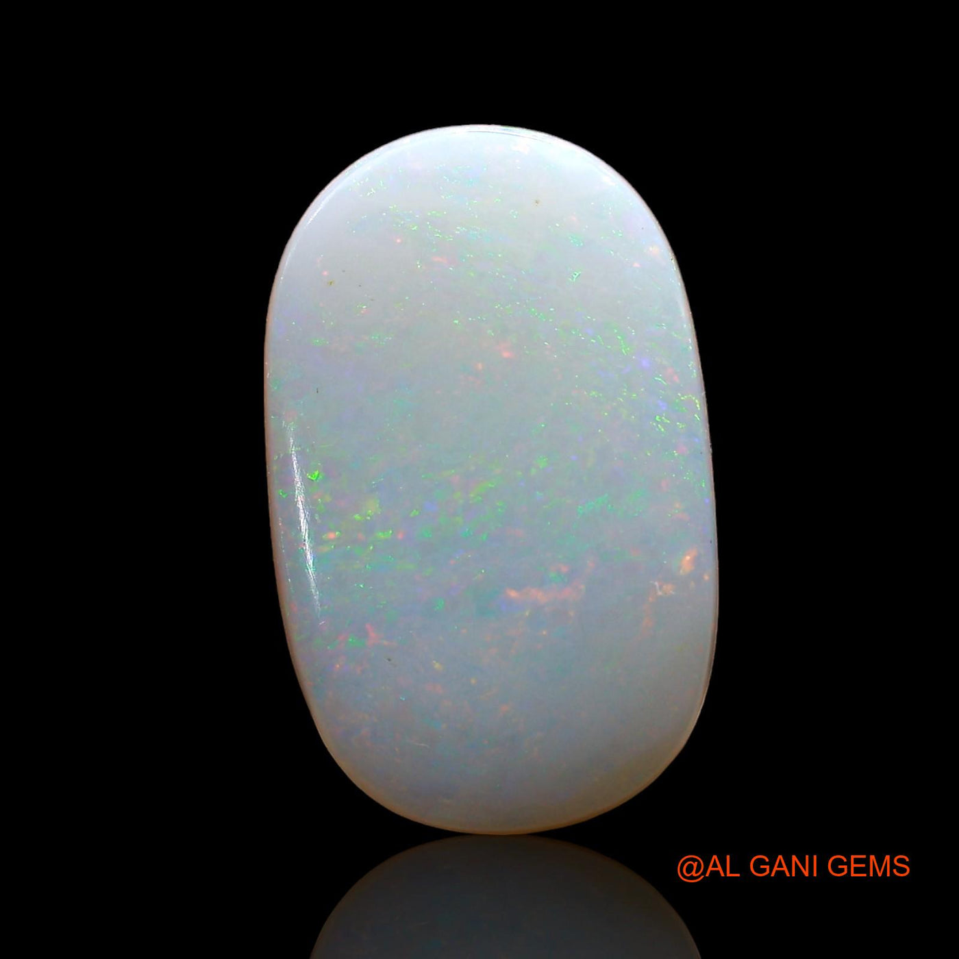 3.00 Cts Natural Australian Fire Opal Loose Gemstone Oval Cabochon 16x10x3 mm AD-219