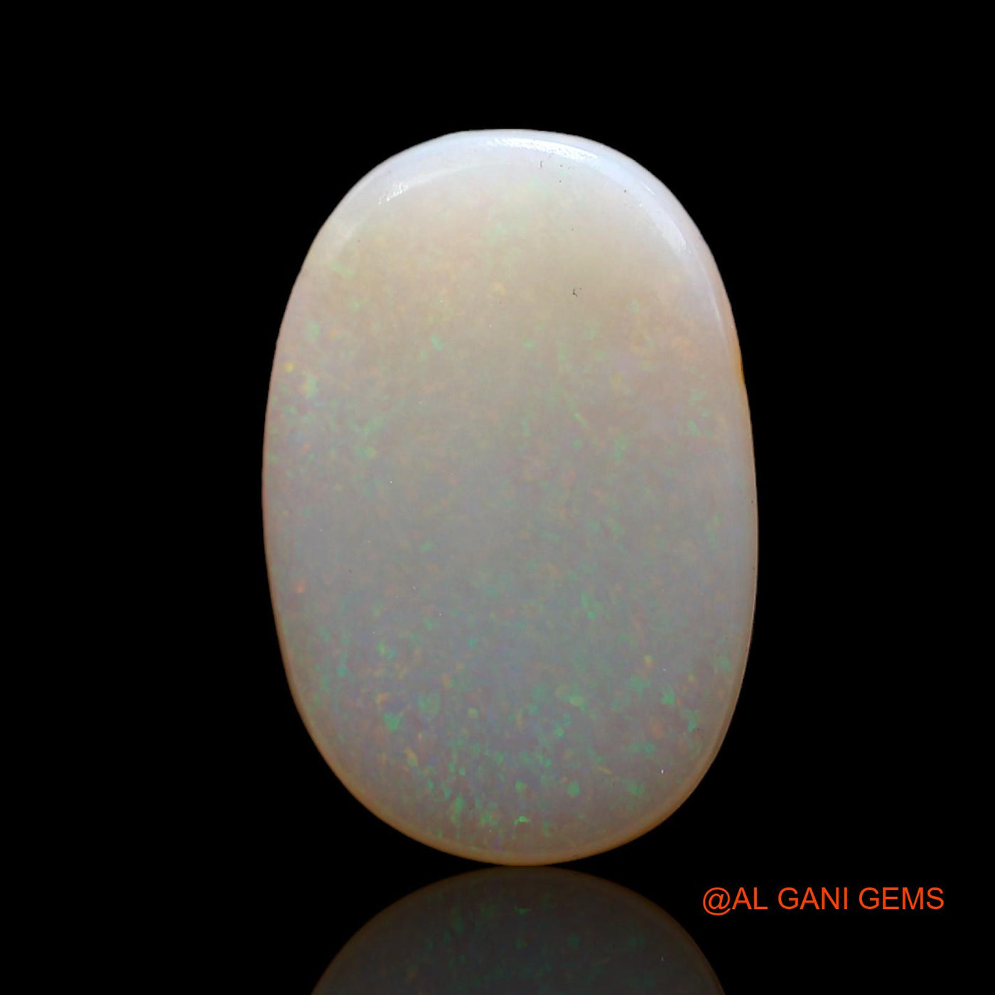 Natural Untreated Fire Opal Loose Gemstone Oval Cabochon From Australia 4.00 Cts 17x11x3 mm AD-21