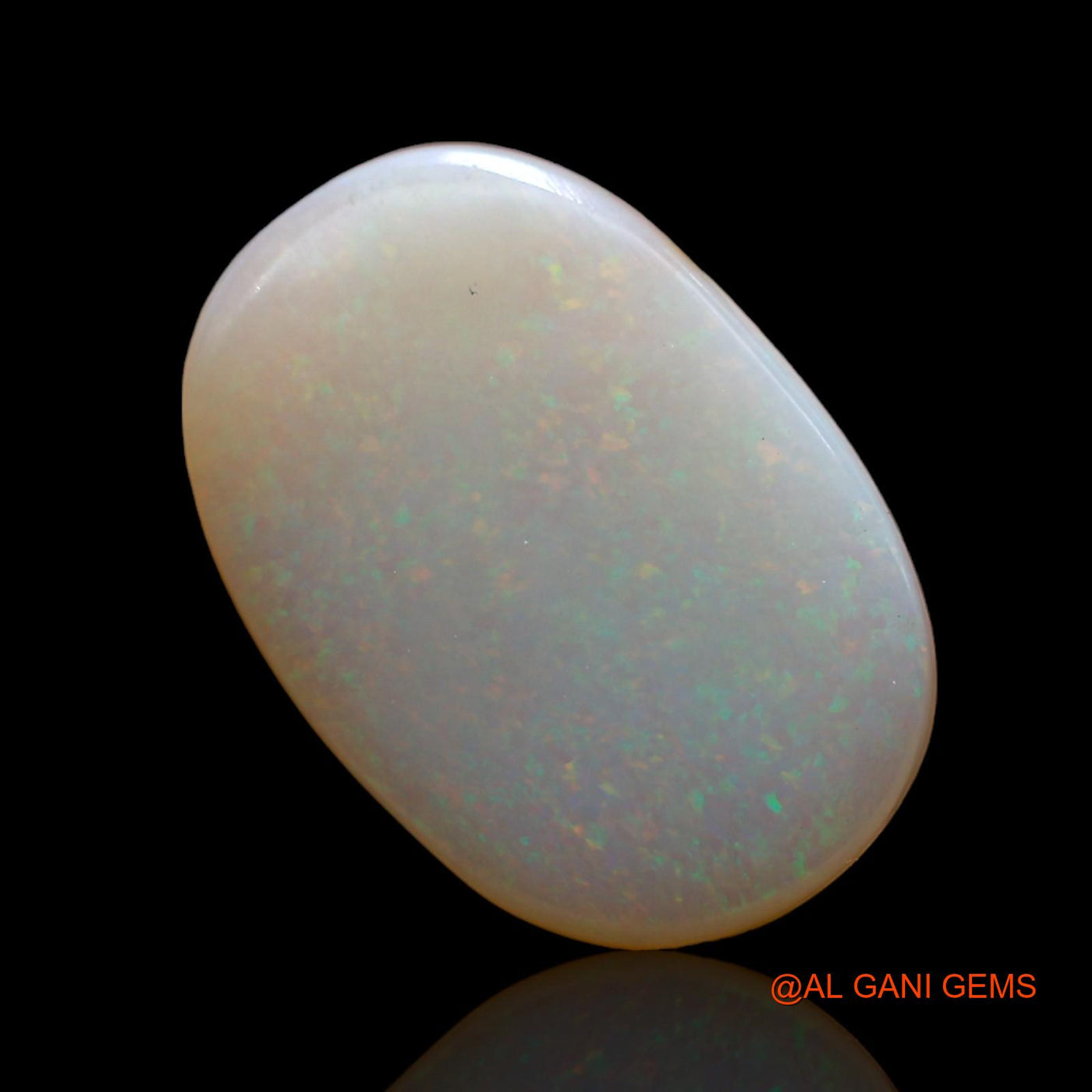 Natural Untreated Fire Opal Loose Gemstone Oval Cabochon From Australia 4.00 Cts 17x11x3 mm AD-21