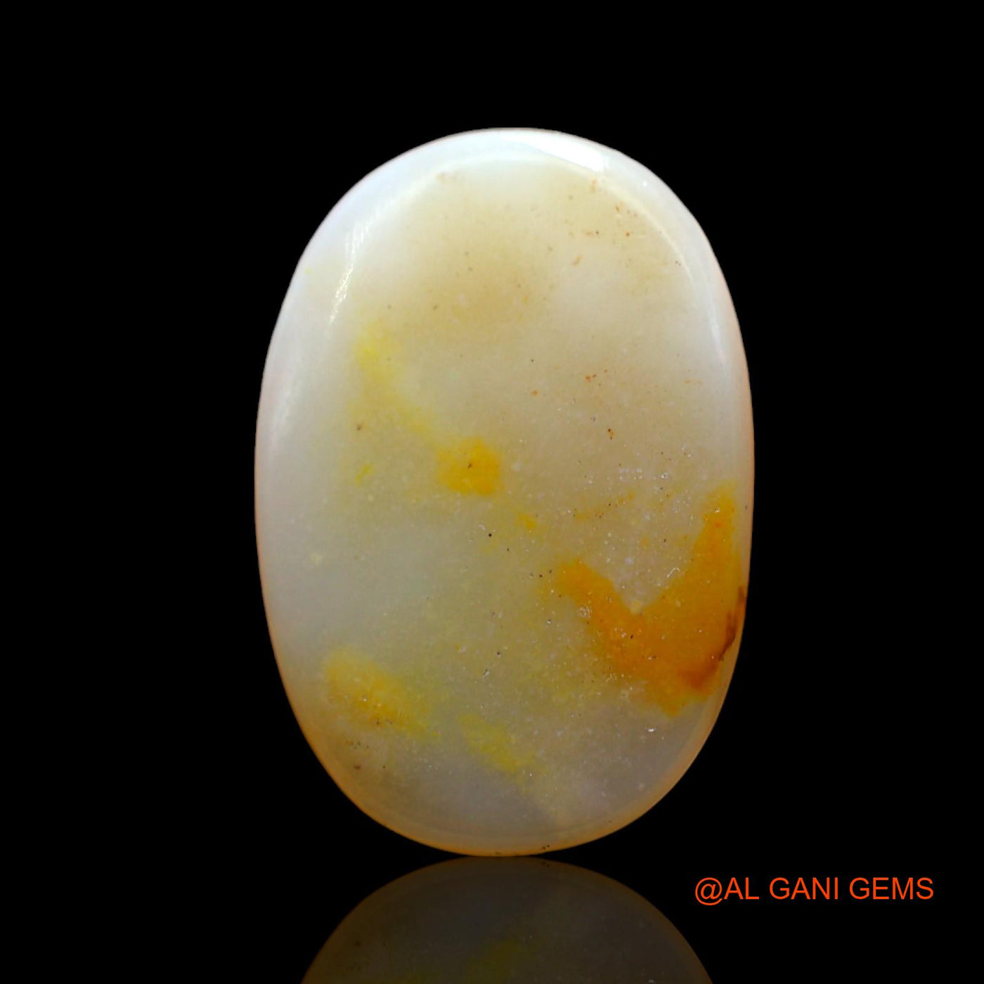 Natural Untreated Fire Opal Loose Gemstone Oval Cabochon From Australia 4.00 Cts 17x11x3 mm AD-21