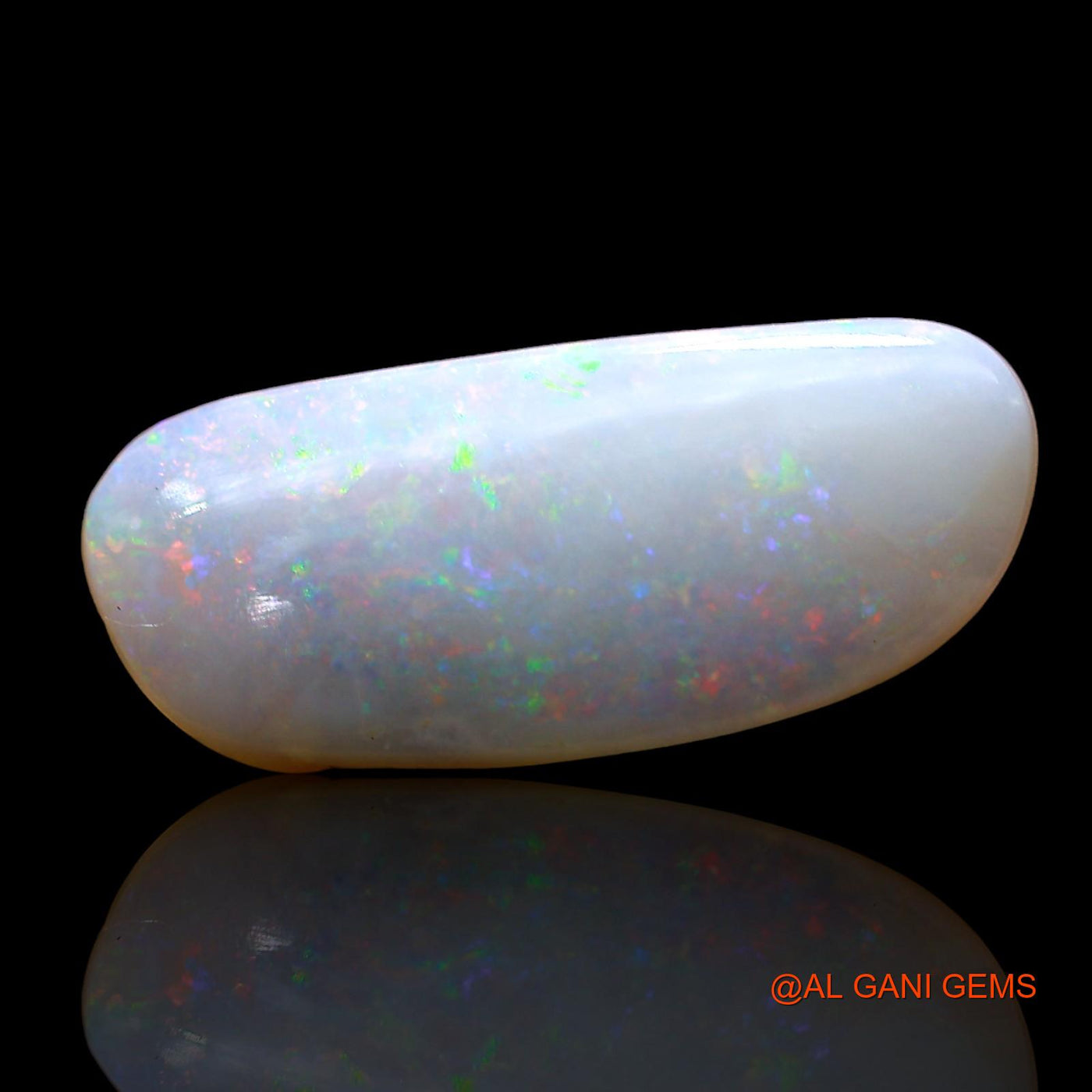 3.00 Cts Natural Australian Fire Opal Loose Gemstone Fancy Cabochon 18x8x3 mm AD-220