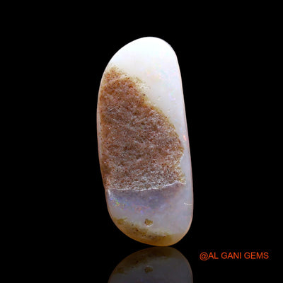 3.00 Cts Natural Australian Fire Opal Loose Gemstone Fancy Cabochon 18x8x3 mm AD-220