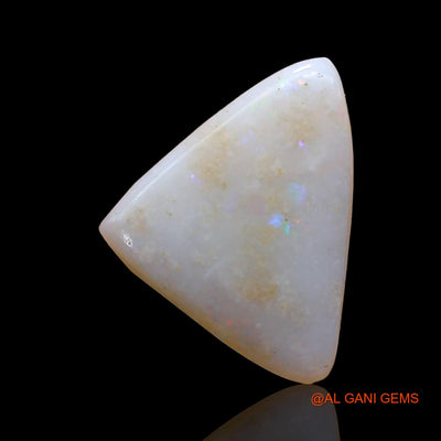 3.00 Cts Natural Australian Fire Opal Loose Gemstone Trillion Cabochon 16x12x2 mm AD-221