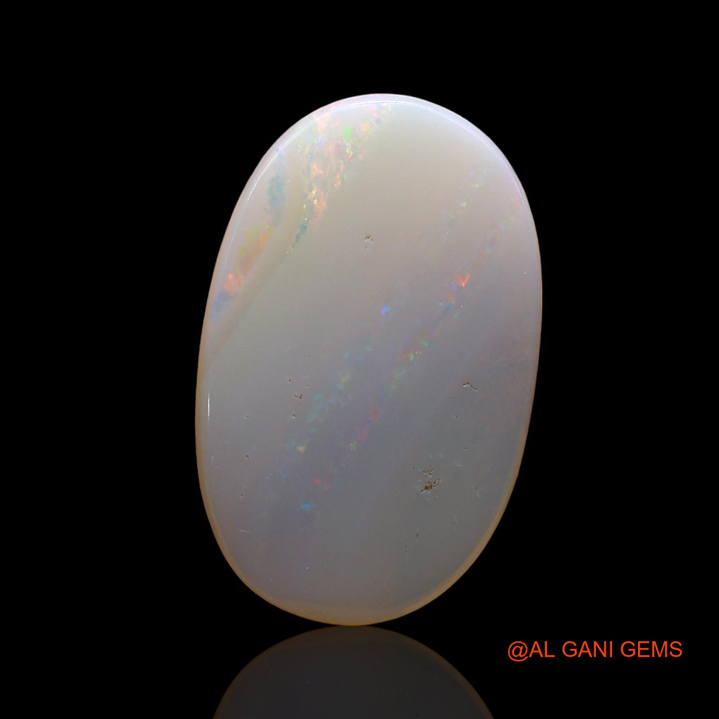 3.00 Cts Natural Australian Fire Opal Loose Gemstone Oval Cabochon 17x11x2 mm AD-222