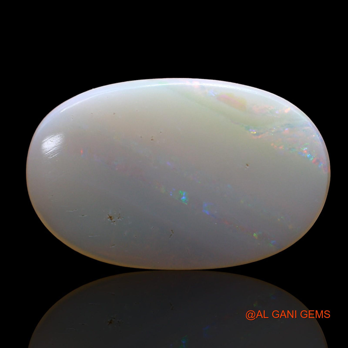 3.00 Cts Natural Australian Fire Opal Loose Gemstone Oval Cabochon 17x11x2 mm AD-222