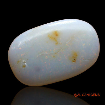 Natural Untreated Fire Opal Loose Gemstone Oval Cabochon From Australia 4.00 Cts 16x10x3 mm AD-224
