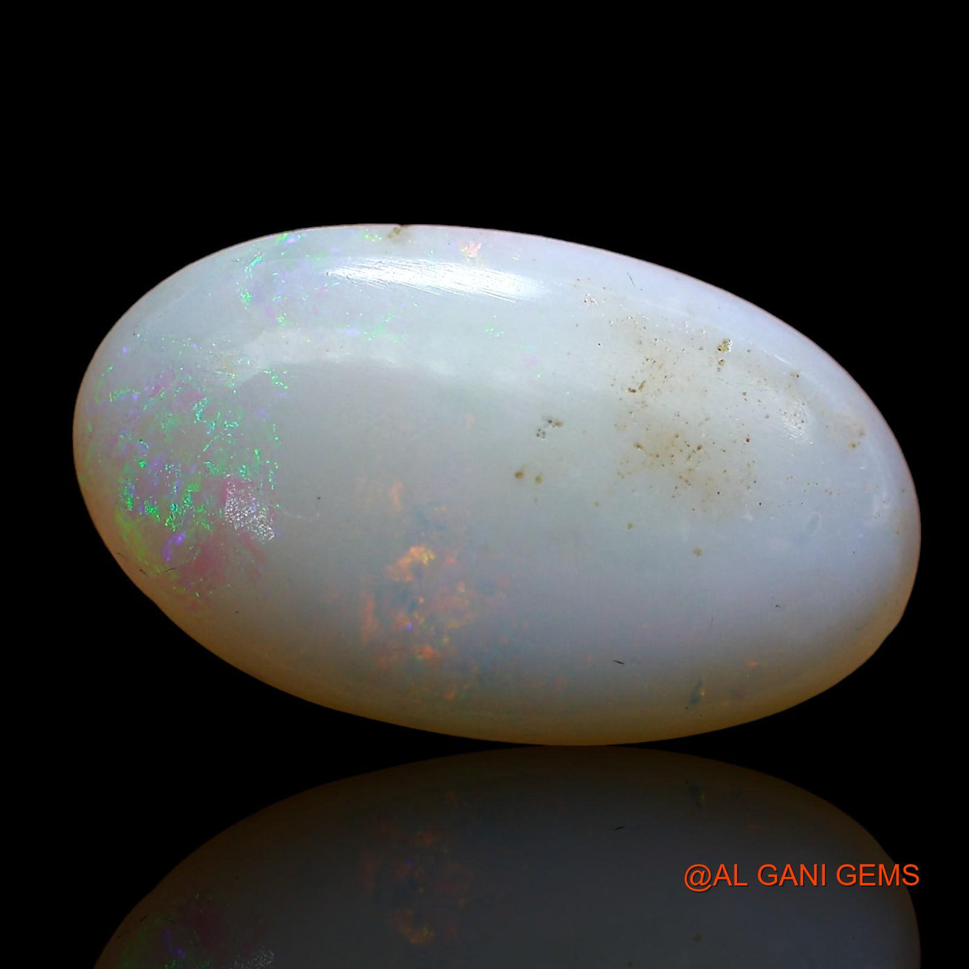 5.00 Cts Natural Australian Fire Opal Oval Cabochon Loose Gemstone For Jewelry 17x10x5 mm AD-225