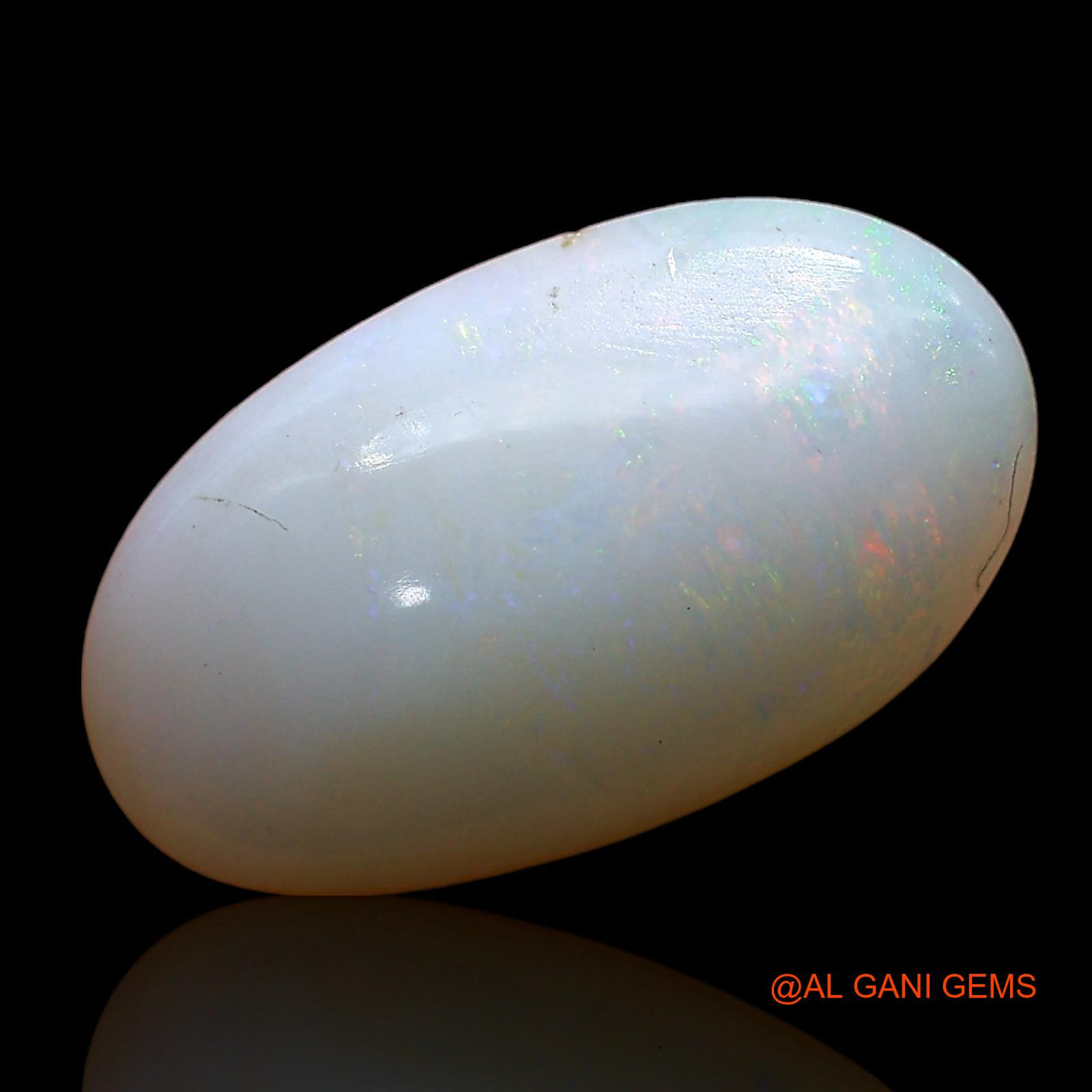5.00 Cts Natural Australian Fire Opal Oval Cabochon Loose Gemstone For Jewelry 17x10x5 mm AD-225