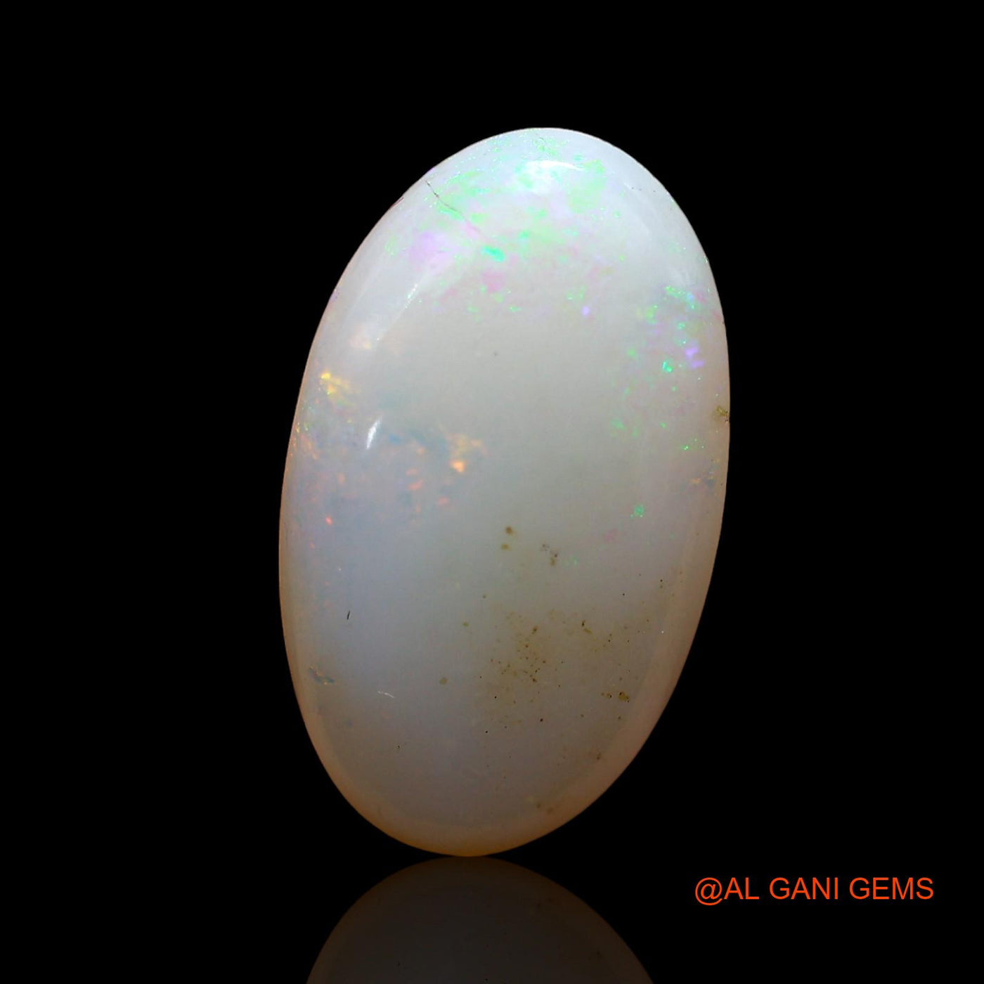 5.00 Cts Natural Australian Fire Opal Oval Cabochon Loose Gemstone For Jewelry 17x10x5 mm AD-225