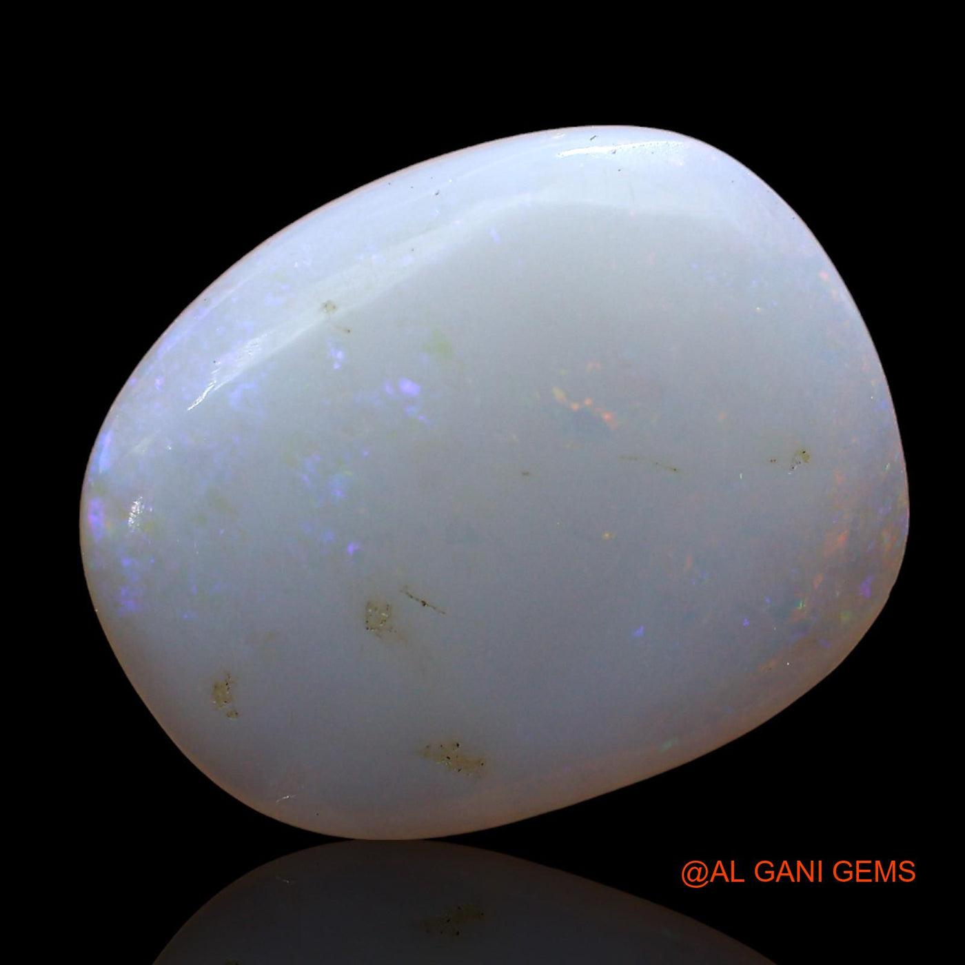 3.00 Cts Unheated Australian Fire Opal Loose Gemstone Oval Cabochon Natural 15x12x2 mm AD-227