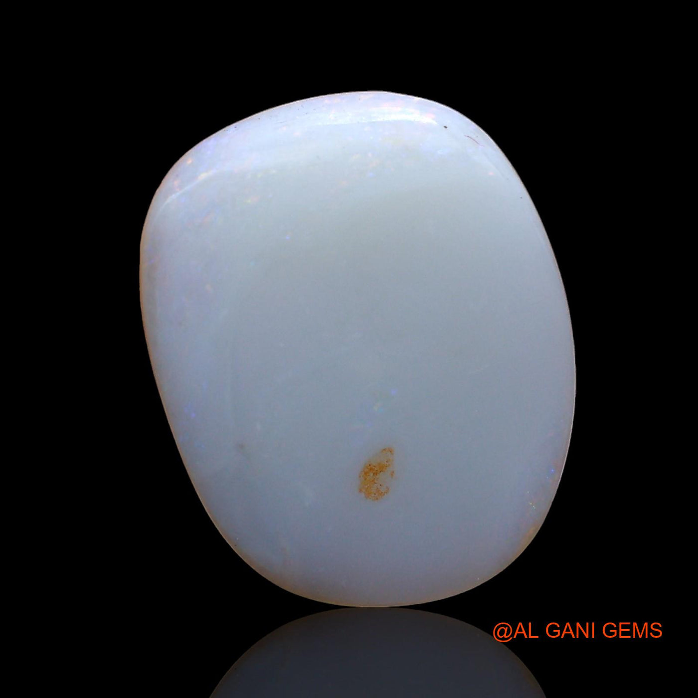 3.00 Cts Unheated Australian Fire Opal Loose Gemstone Oval Cabochon Natural 15x12x2 mm AD-227