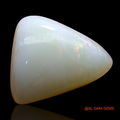 Natural Fire Opal Gemstone 6.00 Cts Loose Trillion Cabochon From Australia 14x12x6 mm AD-228