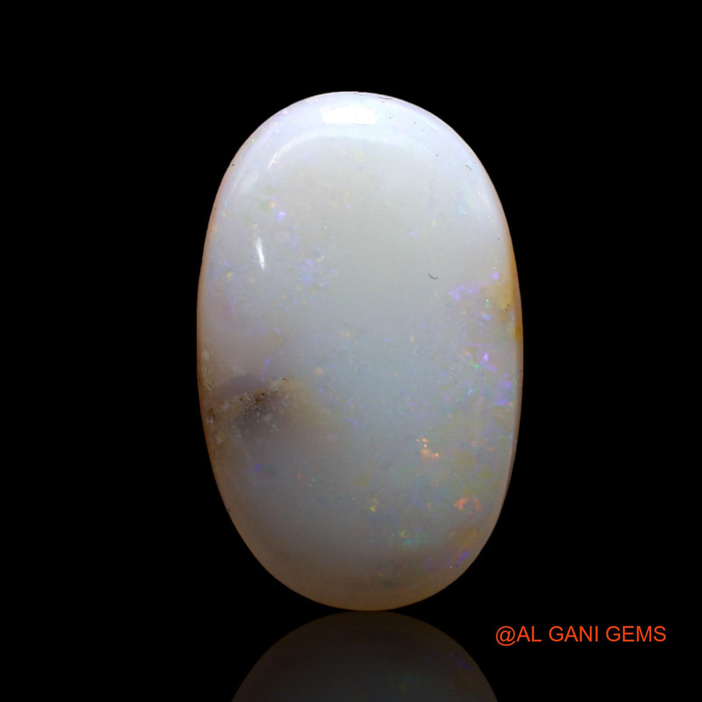 4.00 Cts Natural Australian Fire Opal Loose Gemstone Oval Cabochon 16x10x3 mm AD-229