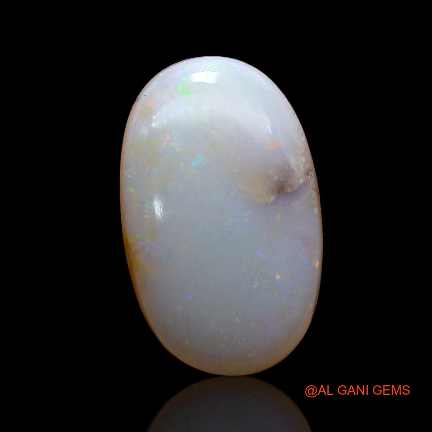 4.00 Cts Natural Australian Fire Opal Loose Gemstone Oval Cabochon 16x10x3 mm AD-229