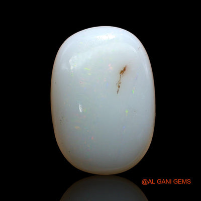 7.00 Cts Unheated Australian Fire Opal Loose Gemstone Oval Cabochon Natural 16x11x6 mm AD-230